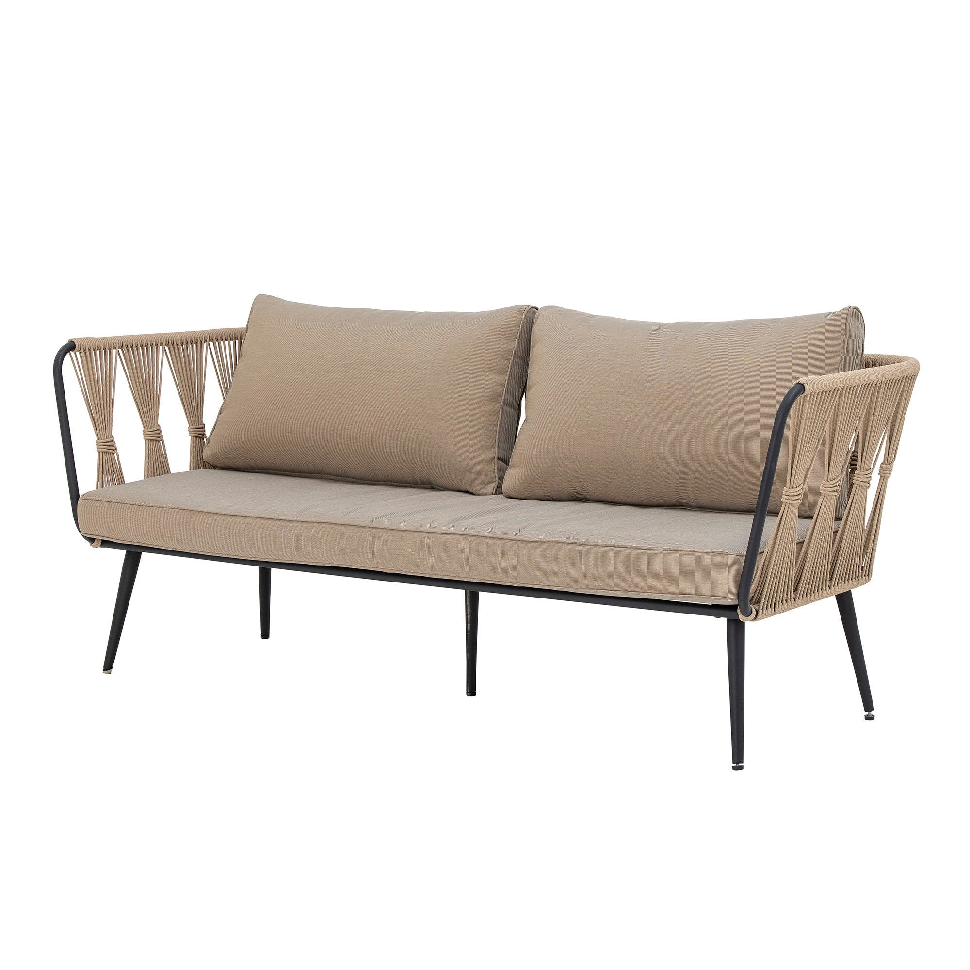 Bloomingville Pavone Sofa, brąz, metal