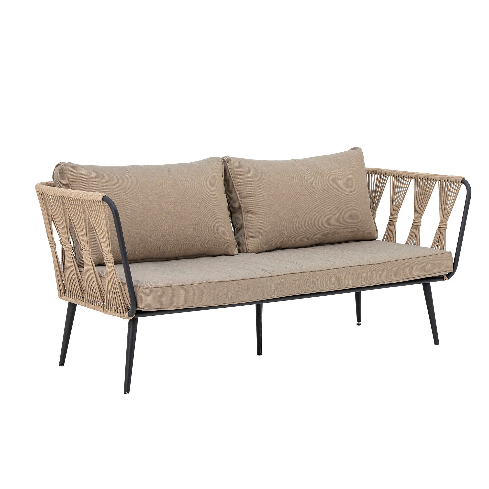 Bloomingville Pavone Sofa, brąz, metal