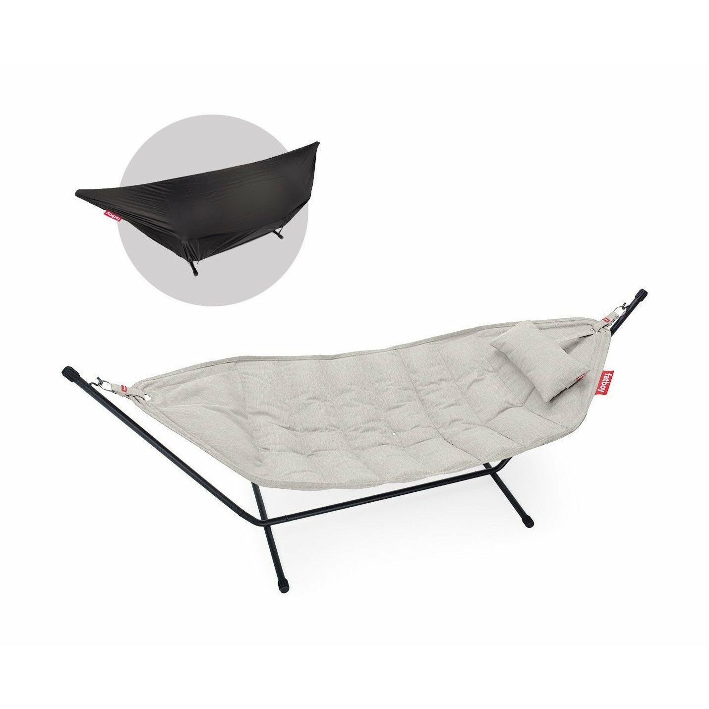 Fatboy Headdemock Znakomity Deluxe Hammock w tym. Rama, poduszka i pokrycie, mgła