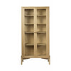  A90 Boderne Display Cabinet Oak Natural H: 178 cm