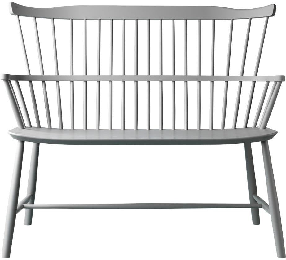 FDB Møbler Børge Mogensen J52 D Bench in Buech, Grey, W 106cm