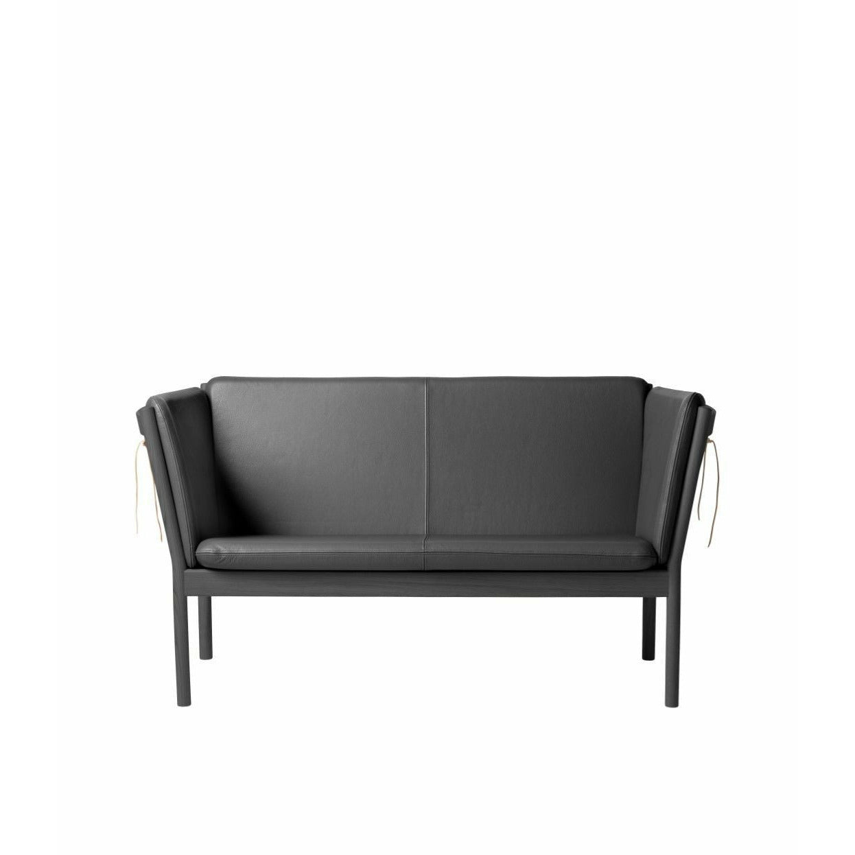 FDB Møbler J148 Dwupoziomowa sofa, czarna/czarna