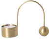 Ferm Living Balance Candle Holder Brass, 2cm