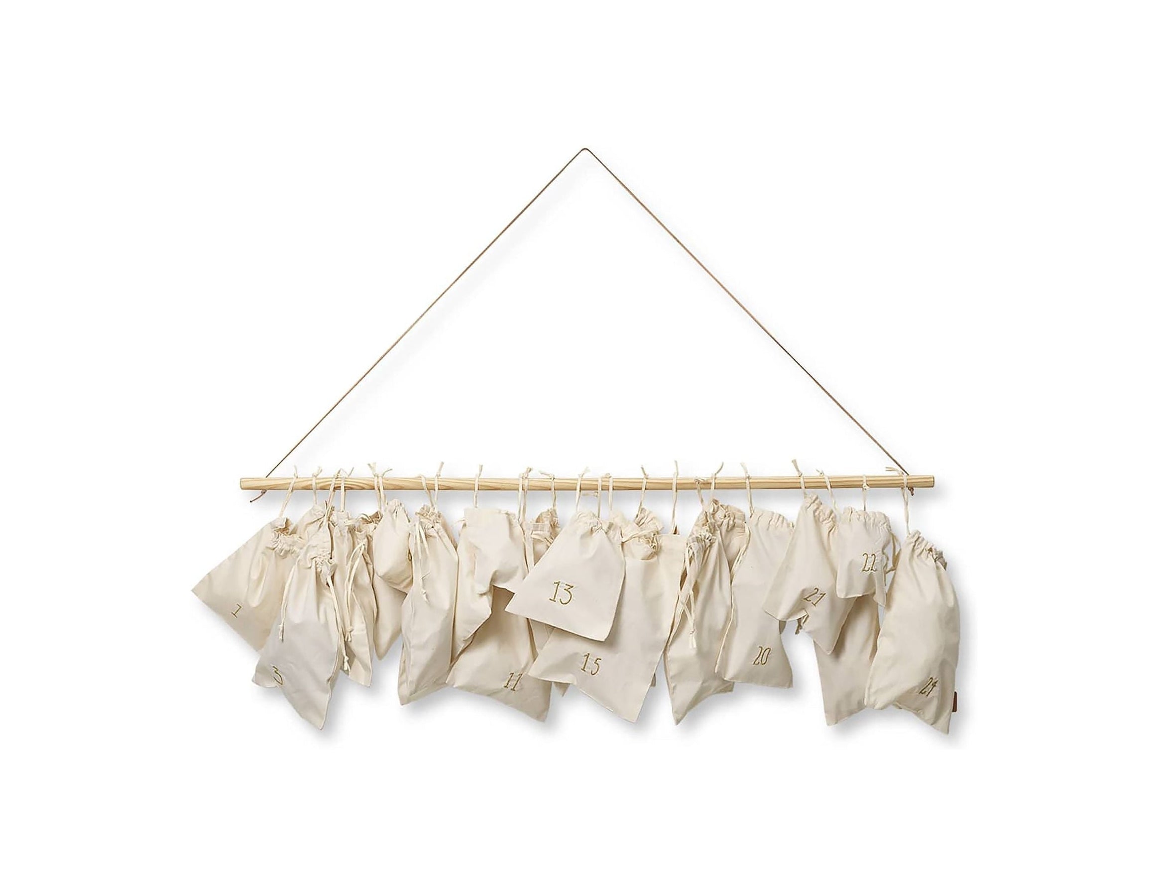 [product_category]-Ferm Living Christmas Countdown 24 Bags, Off White-Ferm Living-5704723292555-1104266289-FER-1