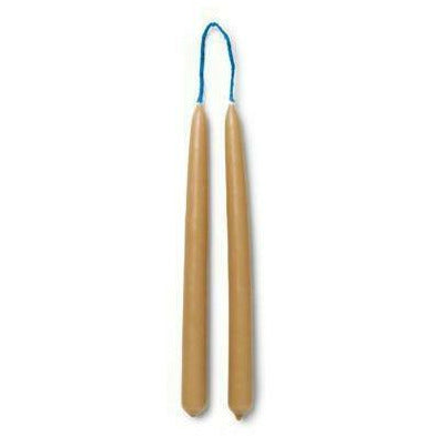 [product_category]-Ferm Living Dipped Candles Set Of 8 1,2x15 Cm, Straw-Ferm Living-5704723277118-1104264745-FER-1