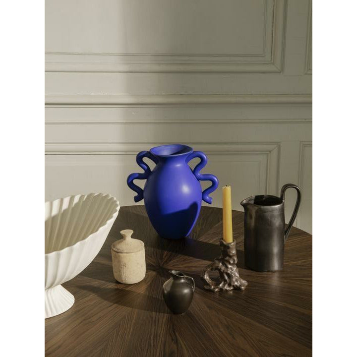 [product_category]-Ferm Living Ditto Candle Holder Single, Dark Brown-Ferm Living-5704723276630-1104264697-FER-3