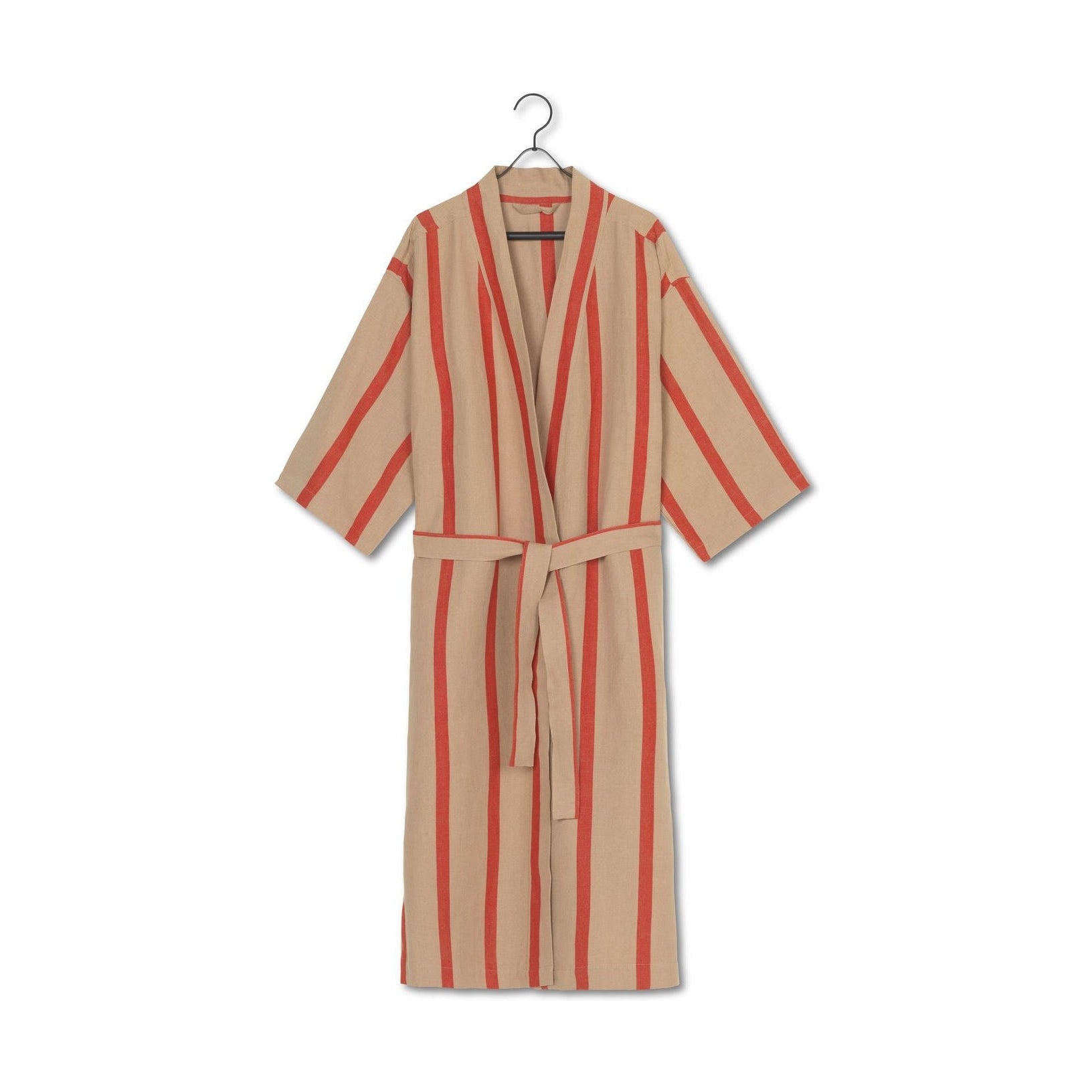 [product_category]-Ferm Living Field Bathrobe, Camel/Red-Ferm Living-5704723283584-1104265392-FER-5