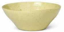 Ferm Living Flow Bowl Yellow Speckle, ø14,5cm