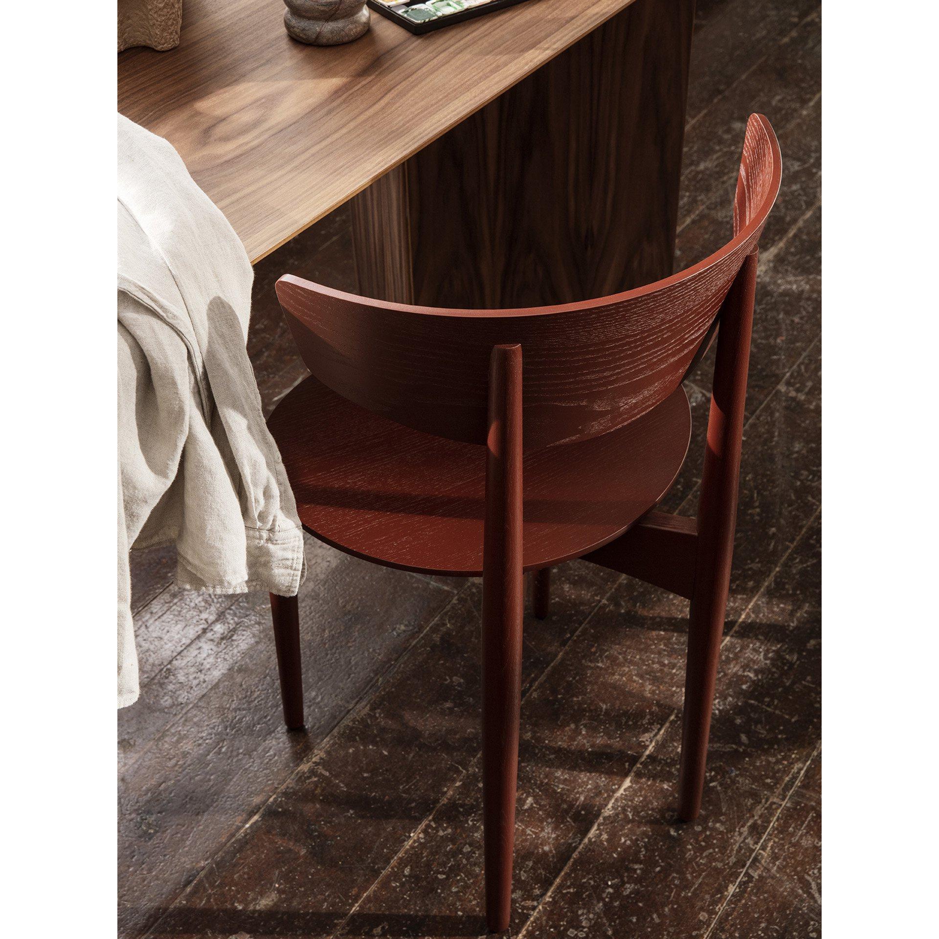 Ferm Living Herman Dining Fae Oak, Red Brown