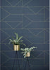 Ferm Living Lines Wallpaper, Cashmere