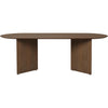 Ferm Living Mingle Oval Table Top Walnut, 220 Cm