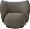 Ferm Living Rico Lounge Armchair Brushed, Brown