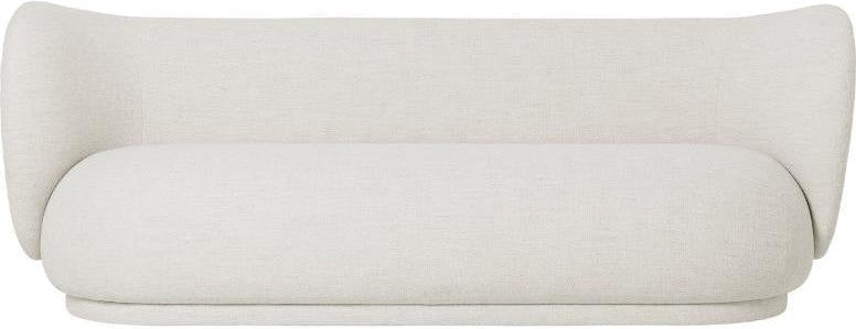 Ferm Living Rico Sofa Off White Bouclé, 3 osobę