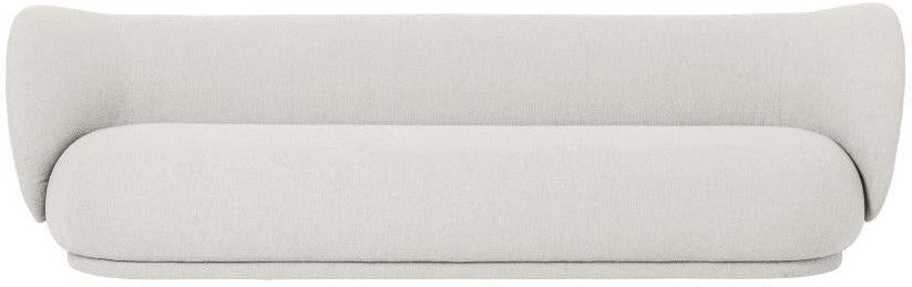 Ferm Living Rico Sofa Off White Bouclé, 4 osobę