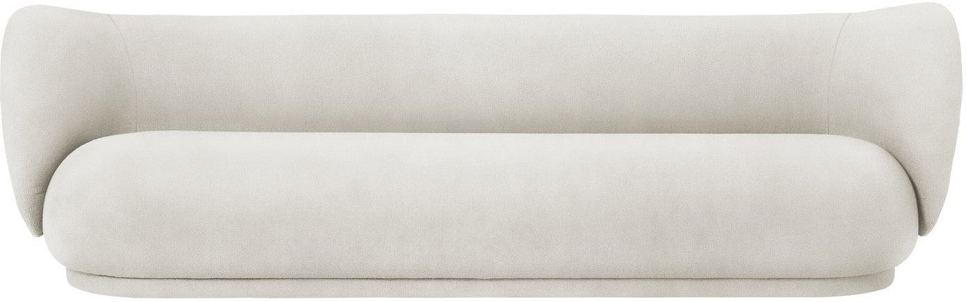 Ferm Living Rico Sofa Off White Velvet, 4 osobę