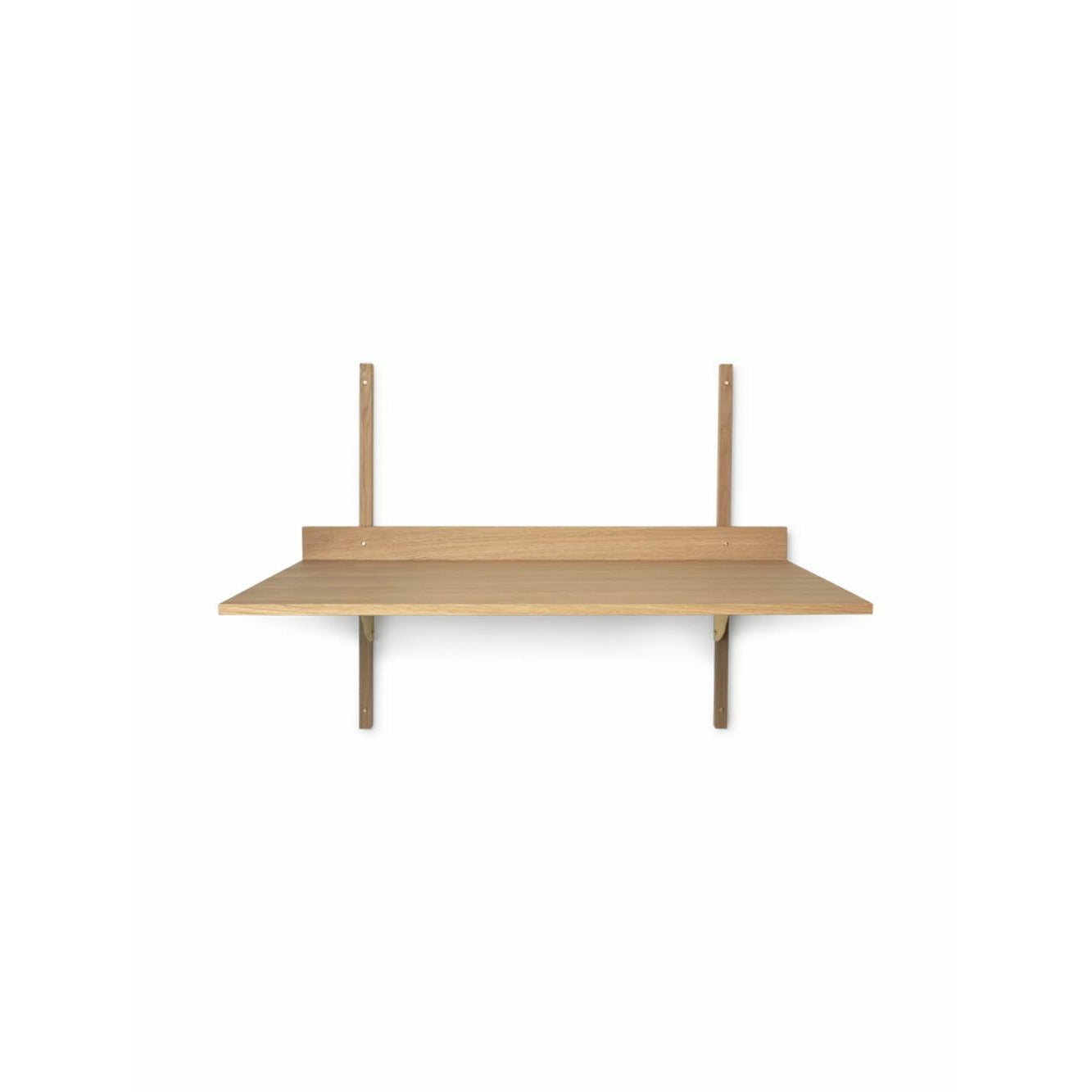 Ferm Living Sector Desk, Oak/Brass