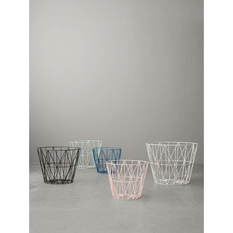 [product_category]-Ferm Living Threaded Basket Black, ø40cm-Ferm Living-5704723230601-3060-FER-2