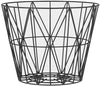 Ferm Living Gwinted Basket Black, Ø60CM