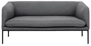 Ferm Living Turn Sofa 2 Fiord, Solid Light Grey