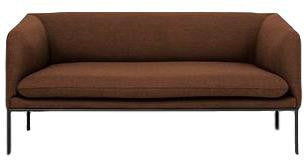 Ferm Living Turn Sofa 2 Fiord, Solid Rust