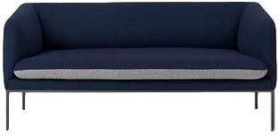 Ferm Living Turn Sofa 2 Wool, Seat Light Grey