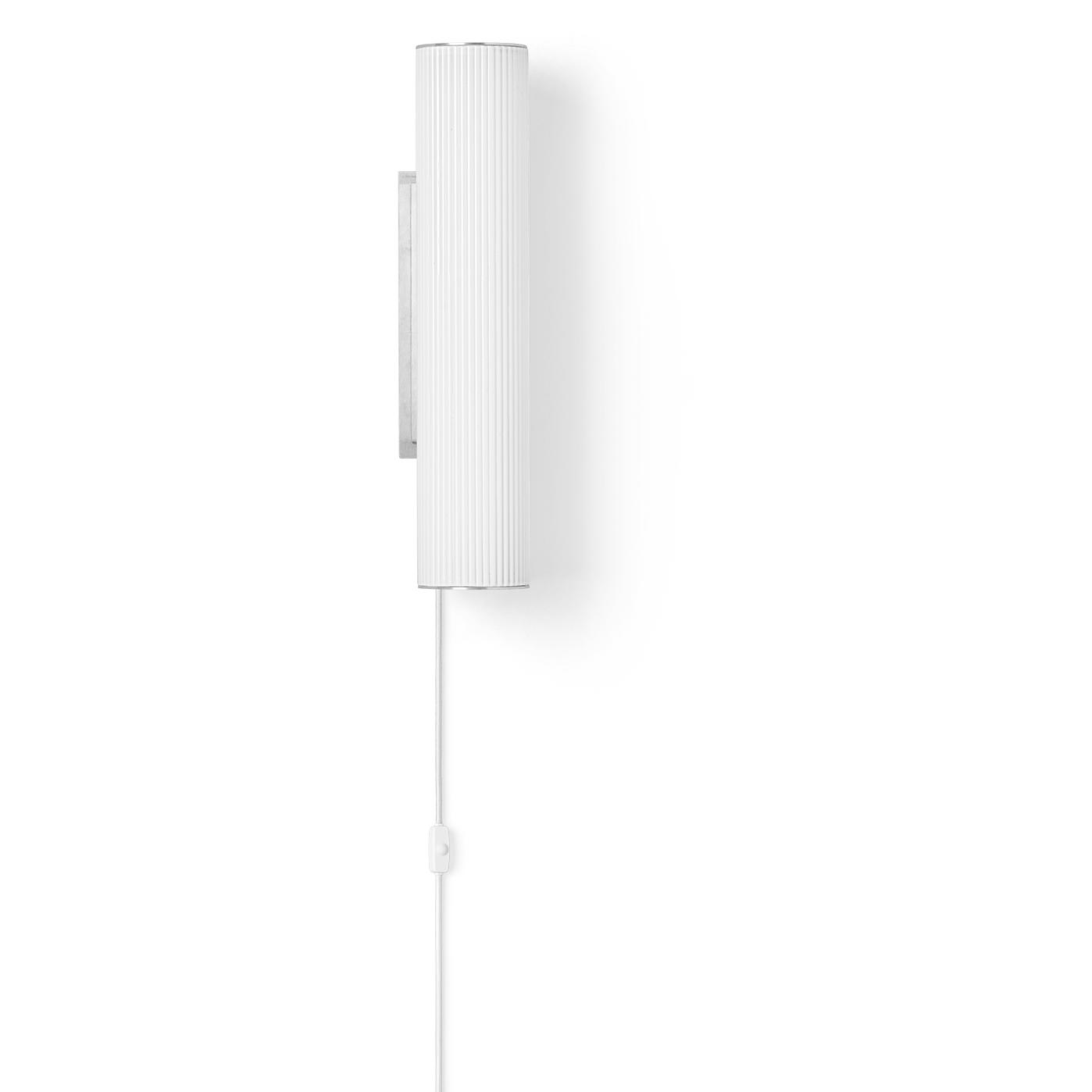 Ferm Living Vuelta Wall Lampa ze stali nierdzewnej Ø40 cm, biały