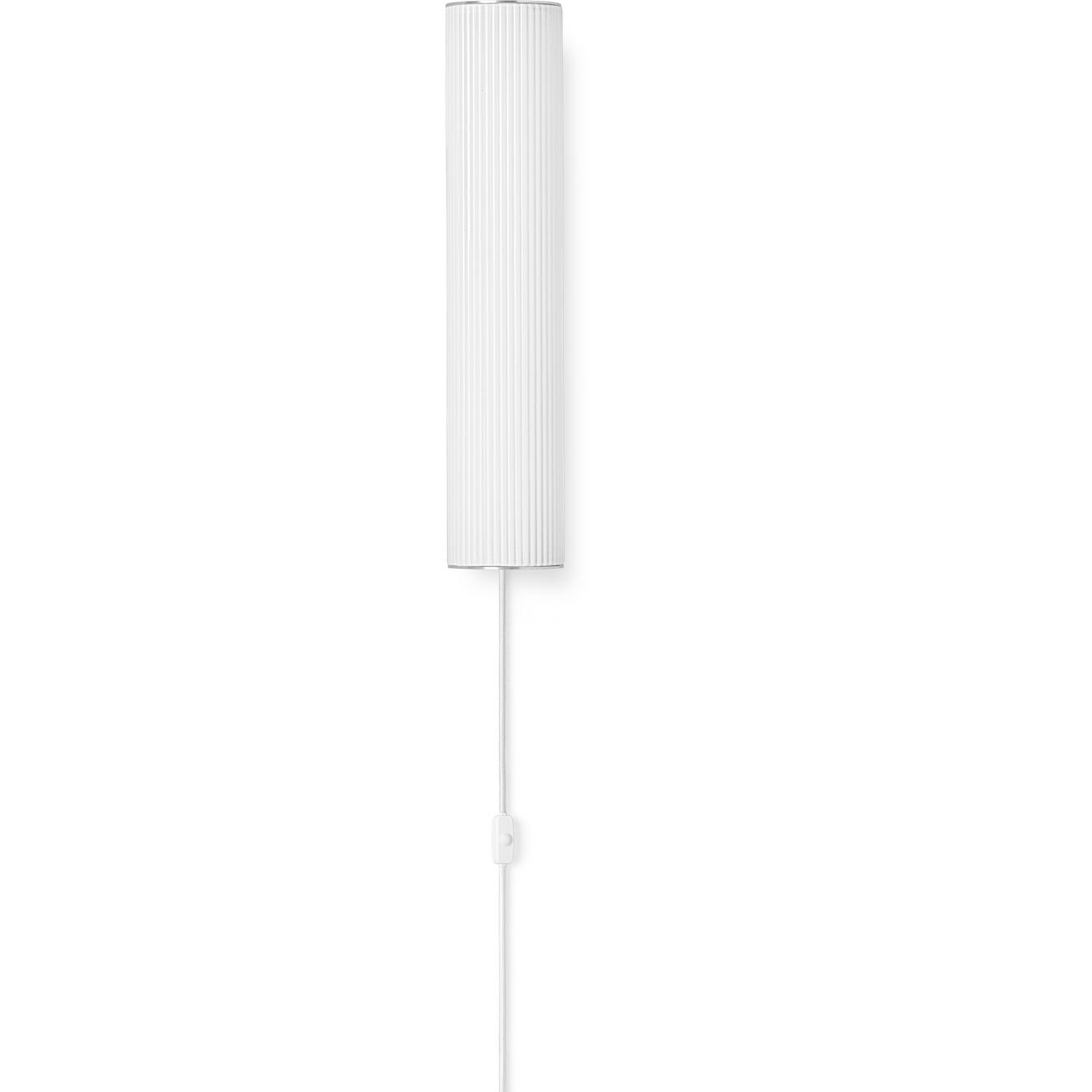 Ferm Living Vuelta Wall Lampa ze stali nierdzewnej Ø40 cm, biały