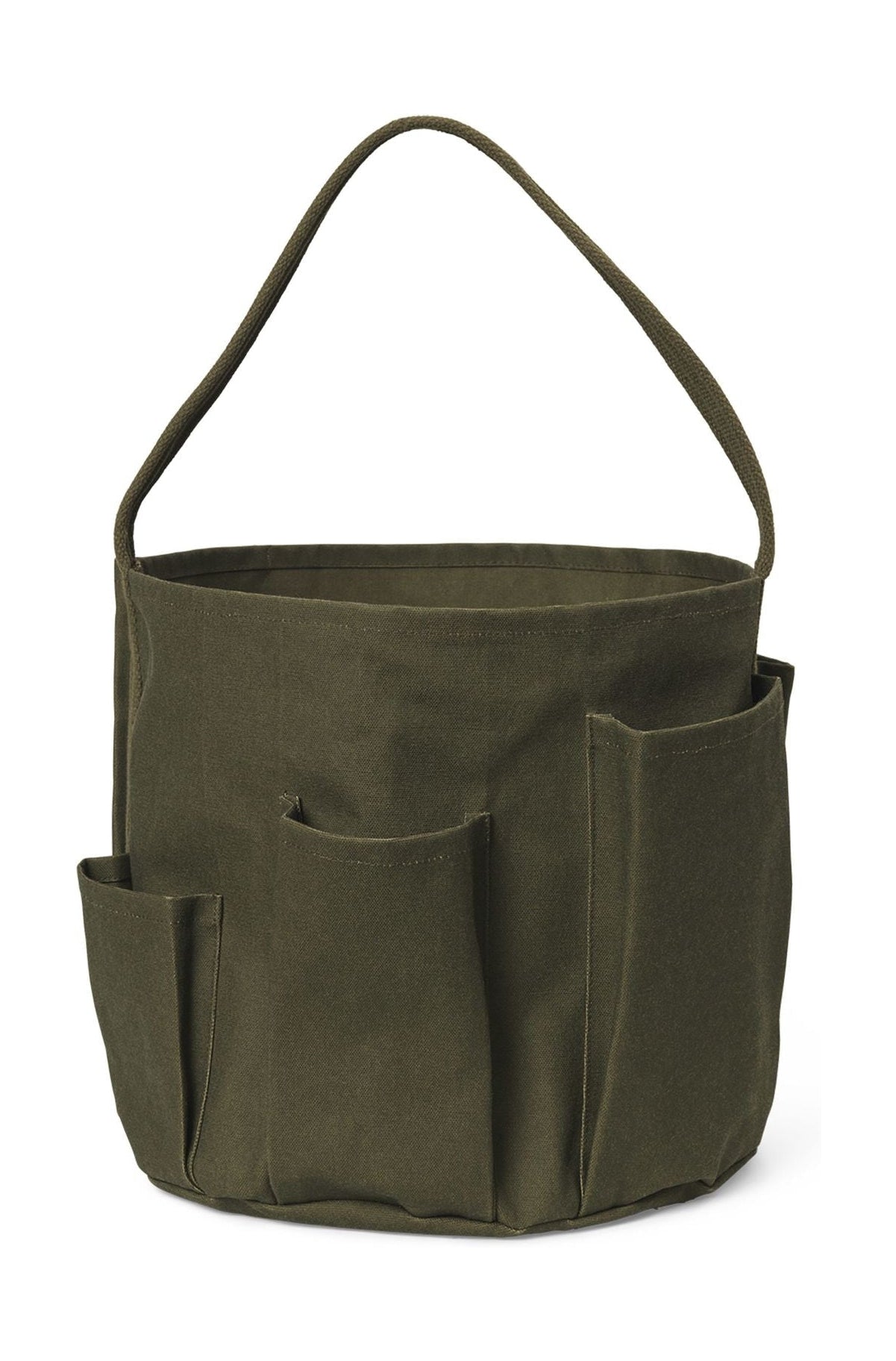 Ferm Living Bark Garden Bucket Bag, Olive