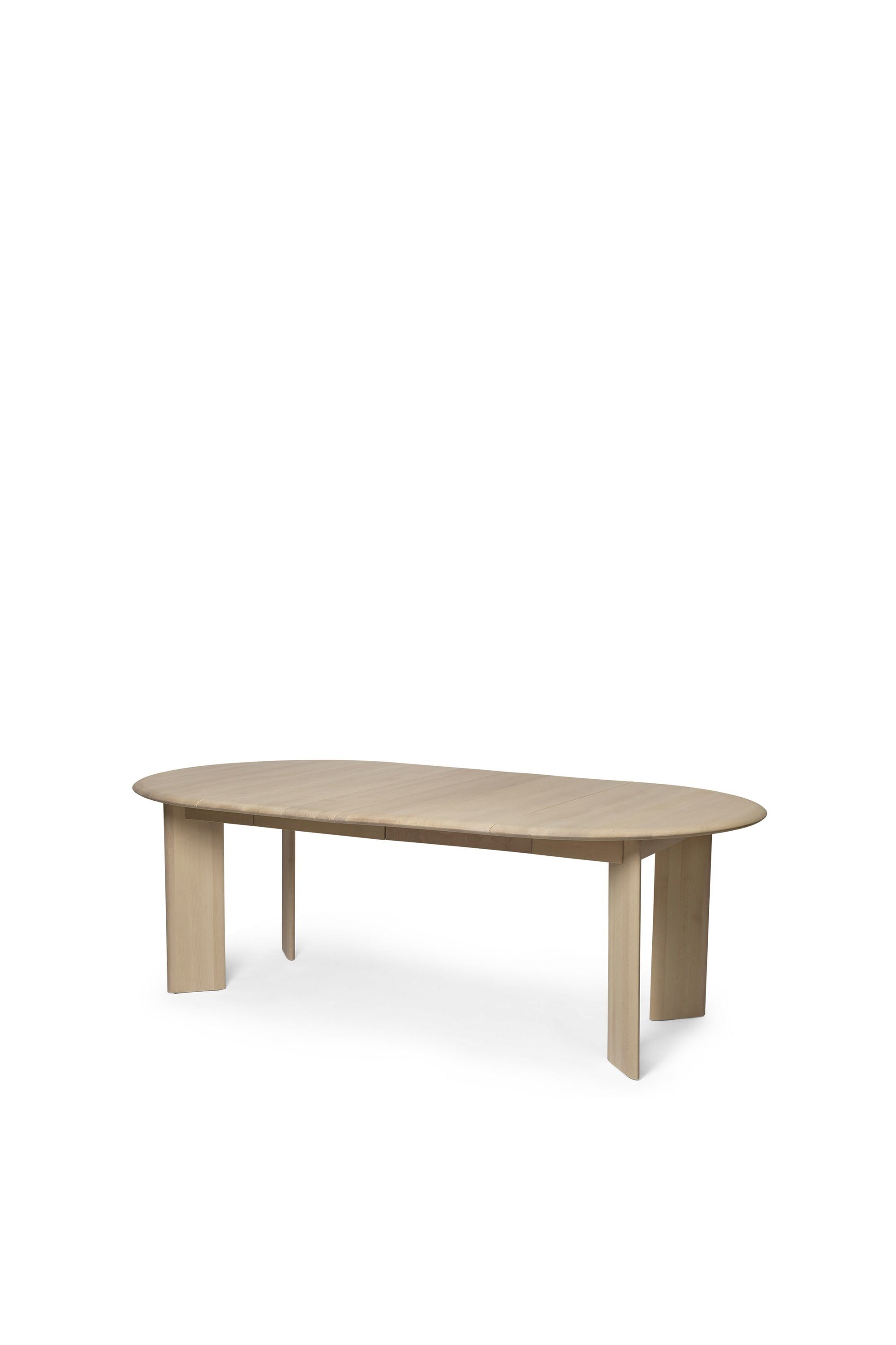 Ferm Living Bevel Table Extend. X2, White Oiled Bee