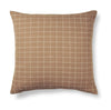 Ferm Living Brown Cotton Cushion, Check