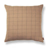 Ferm Living Brown Cotton Podusza, siatka