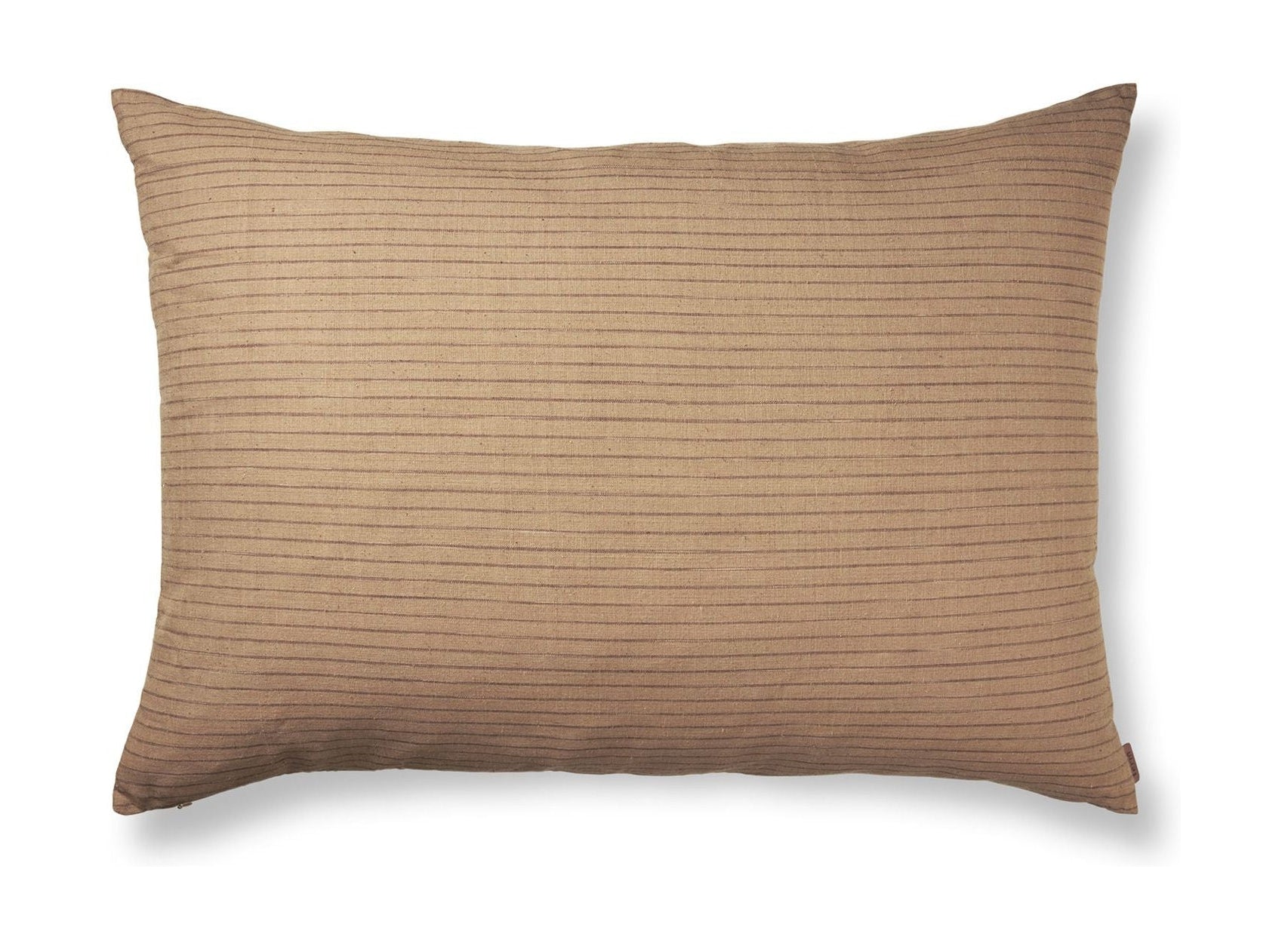 Ferm Living Brown Cotton Cushion Large, Stripe