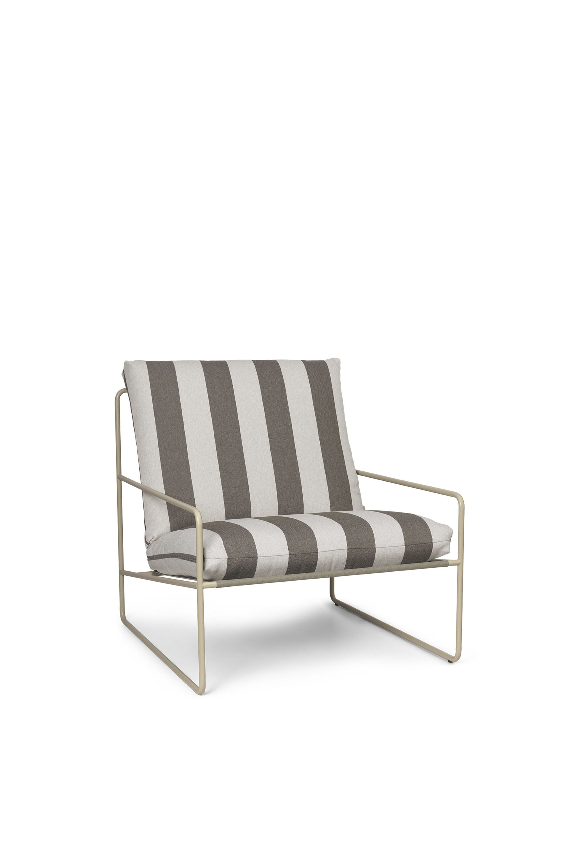 Ferm Living Desert 1 Seter Stripe, Cashmere/Chocolate