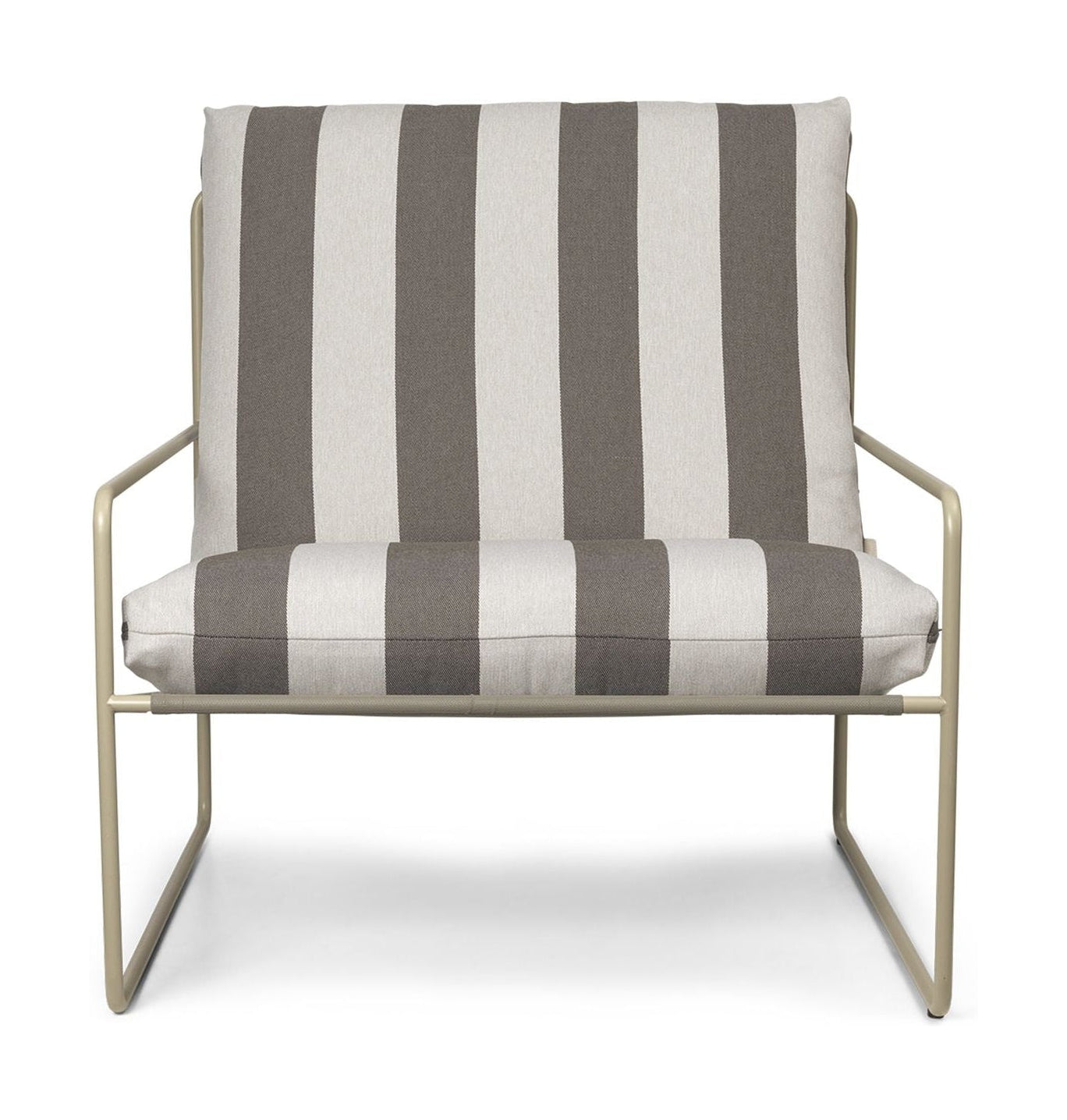 Ferm Living Desert 1 Seter Stripe, Cashmere/Chocolate