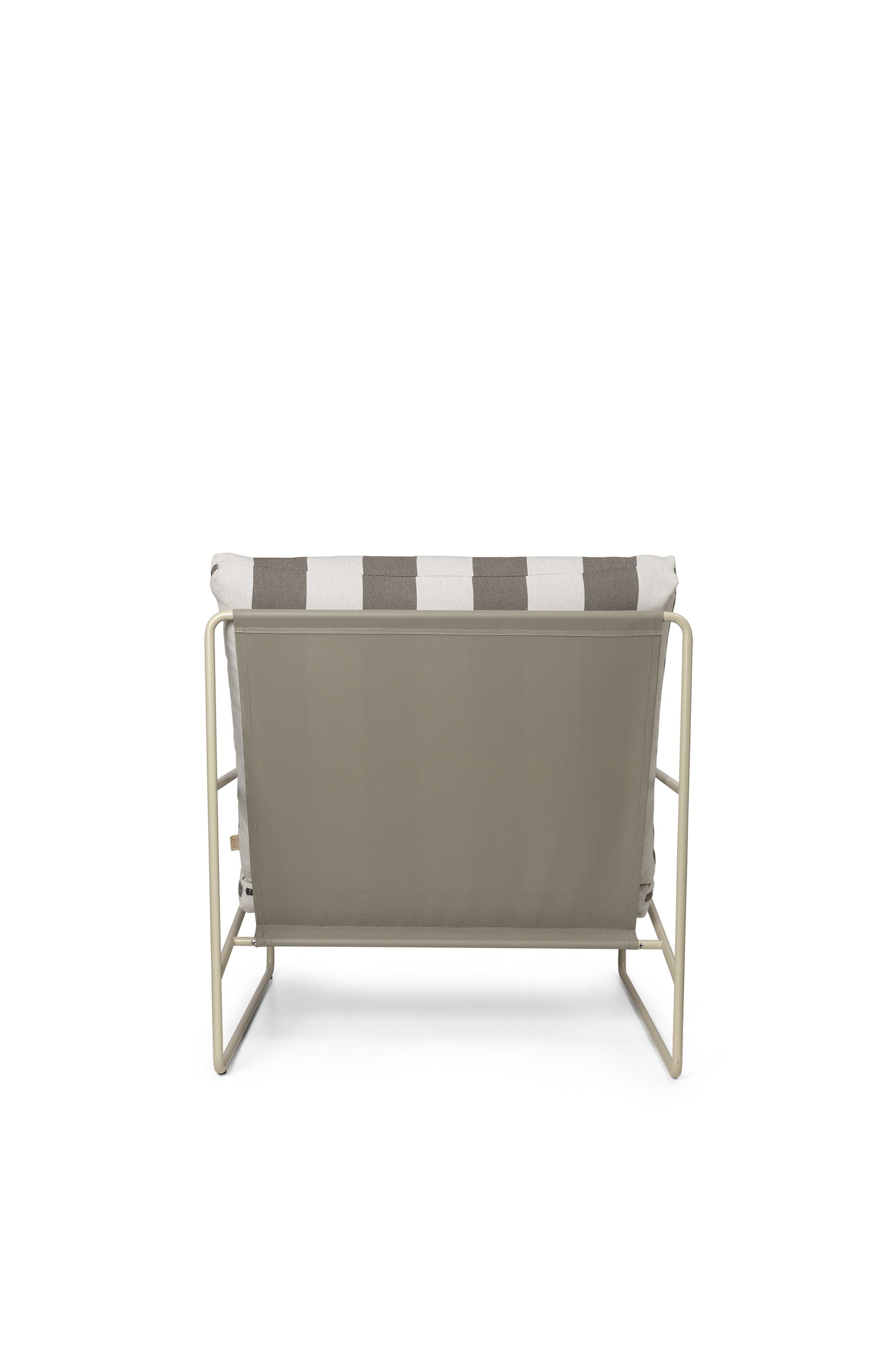 Ferm Living Desert 1 Seater Stripe, Cashmere/Chocolate