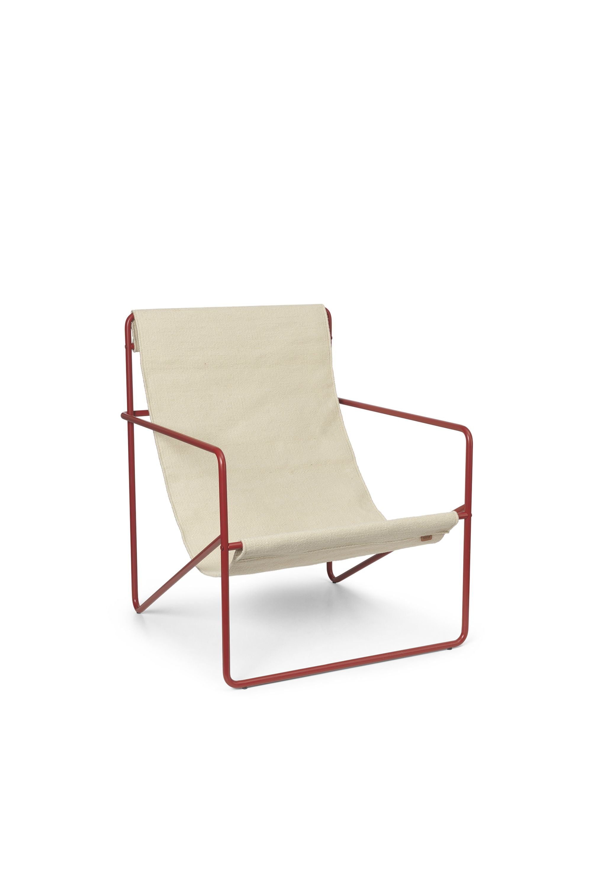 Ferm Living Desert Lounge Frea, Poppy Red/Cloud