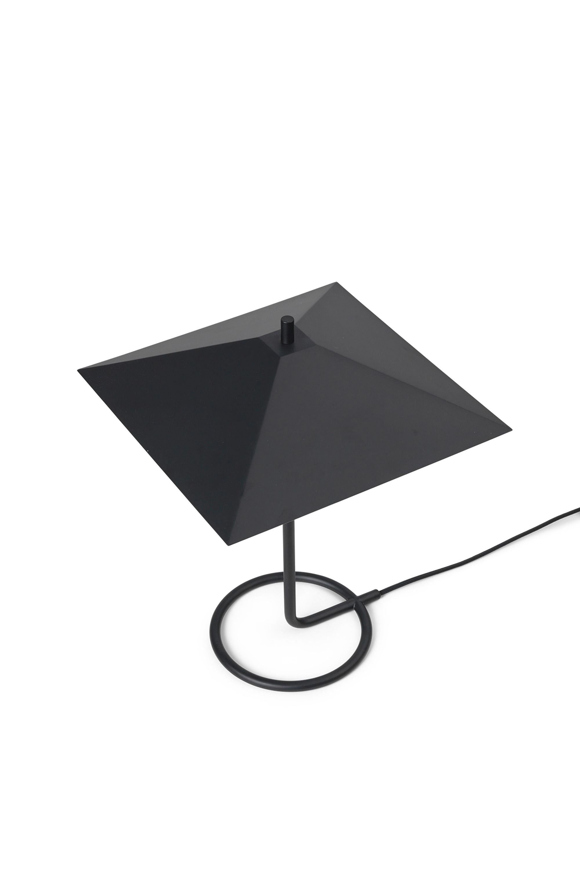 Ferm Living Filo Table Lamp, Square, Black/Black