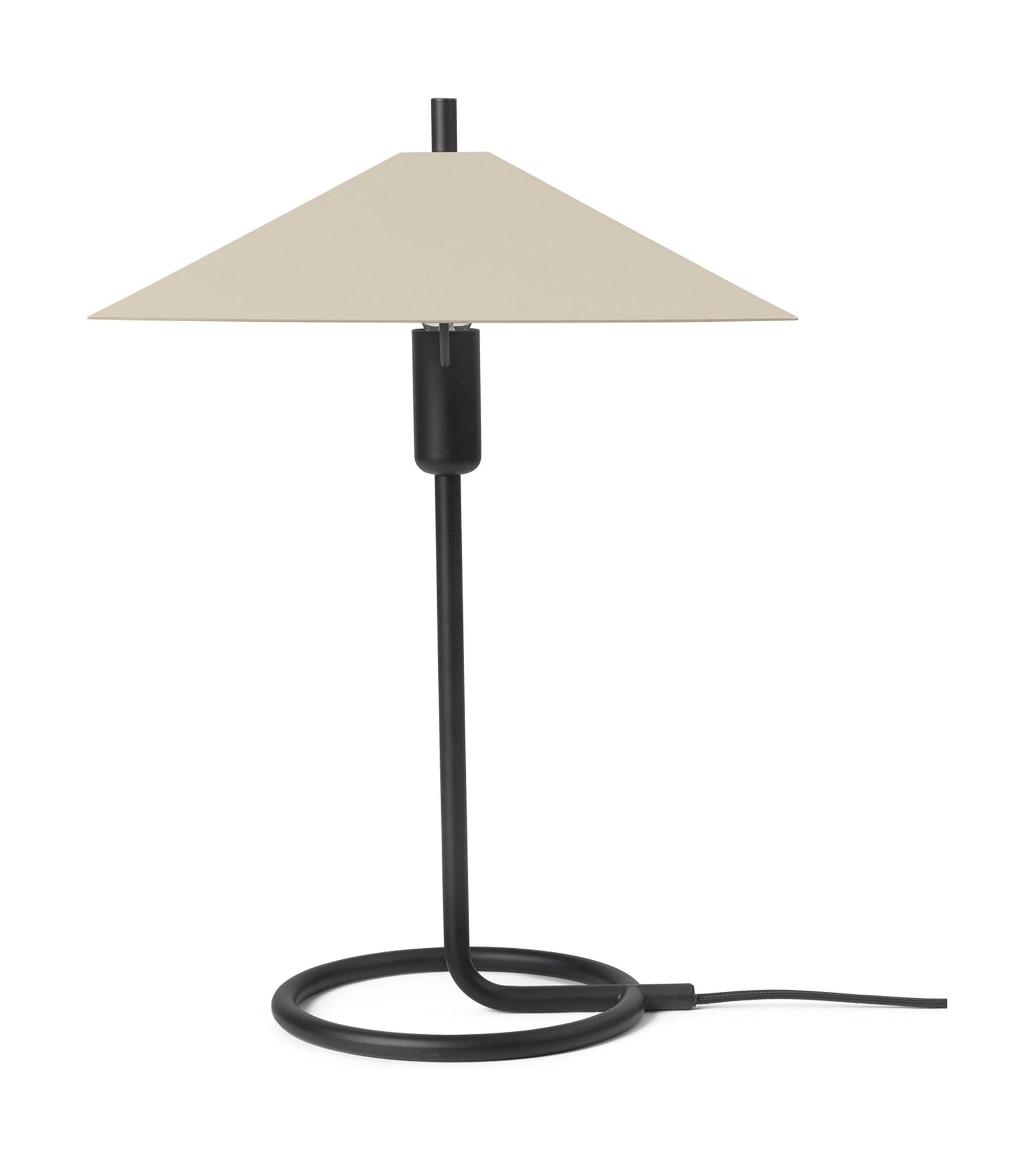 Lampa stołowa Ferm Living Filo, kwadrat, czarny/kaszmirowy