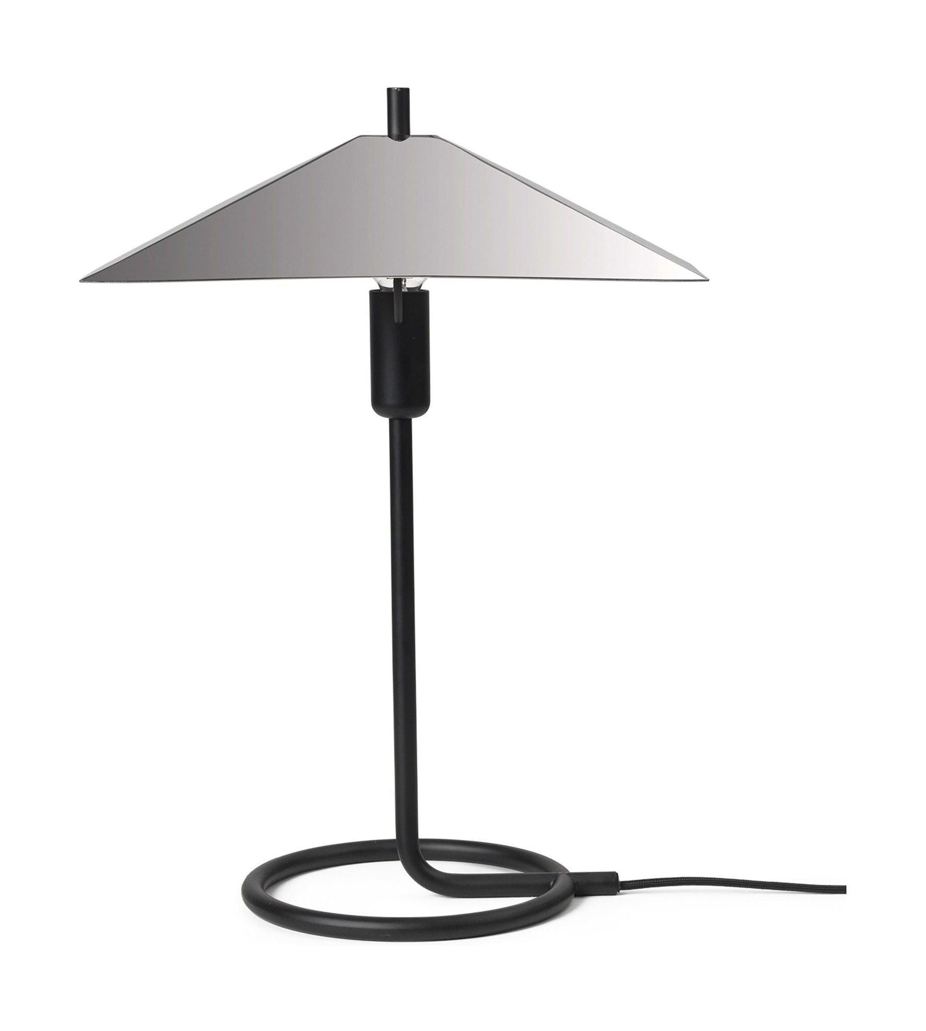 Ferm Living Filo Lampa stołowa, kwadrat, czarny/lustra wypolerowany