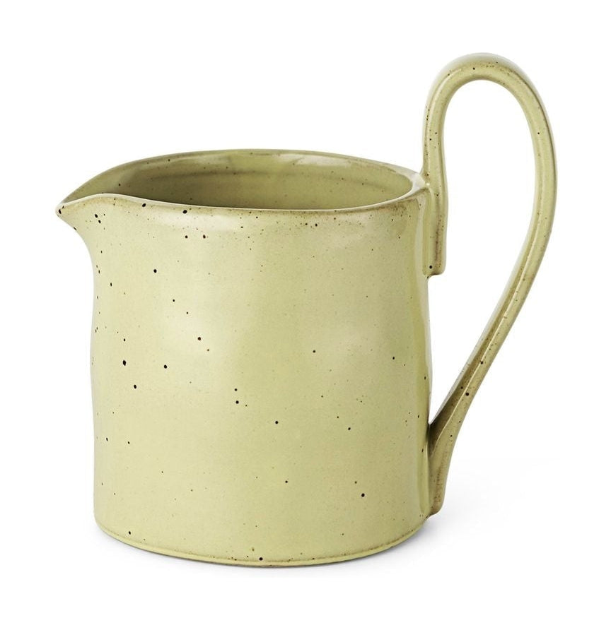 Ferm Living Flow Milk Jar, Yellow Speckle