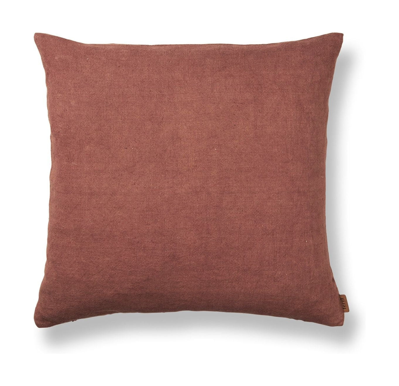 Ferm Living Heavy Linen poduszka, Berry Red