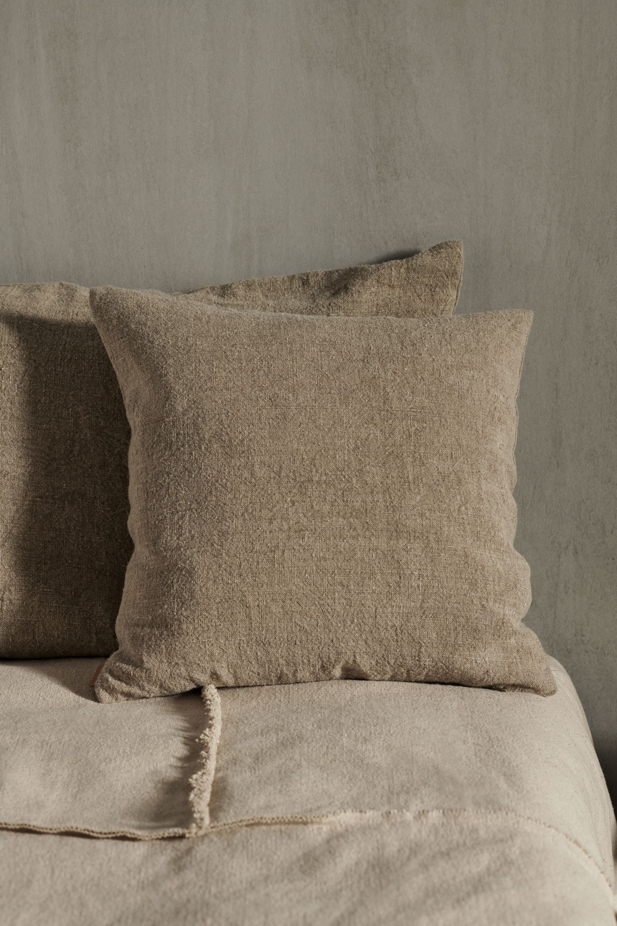 Ferm Living Heavy Linen Cushion, Natural