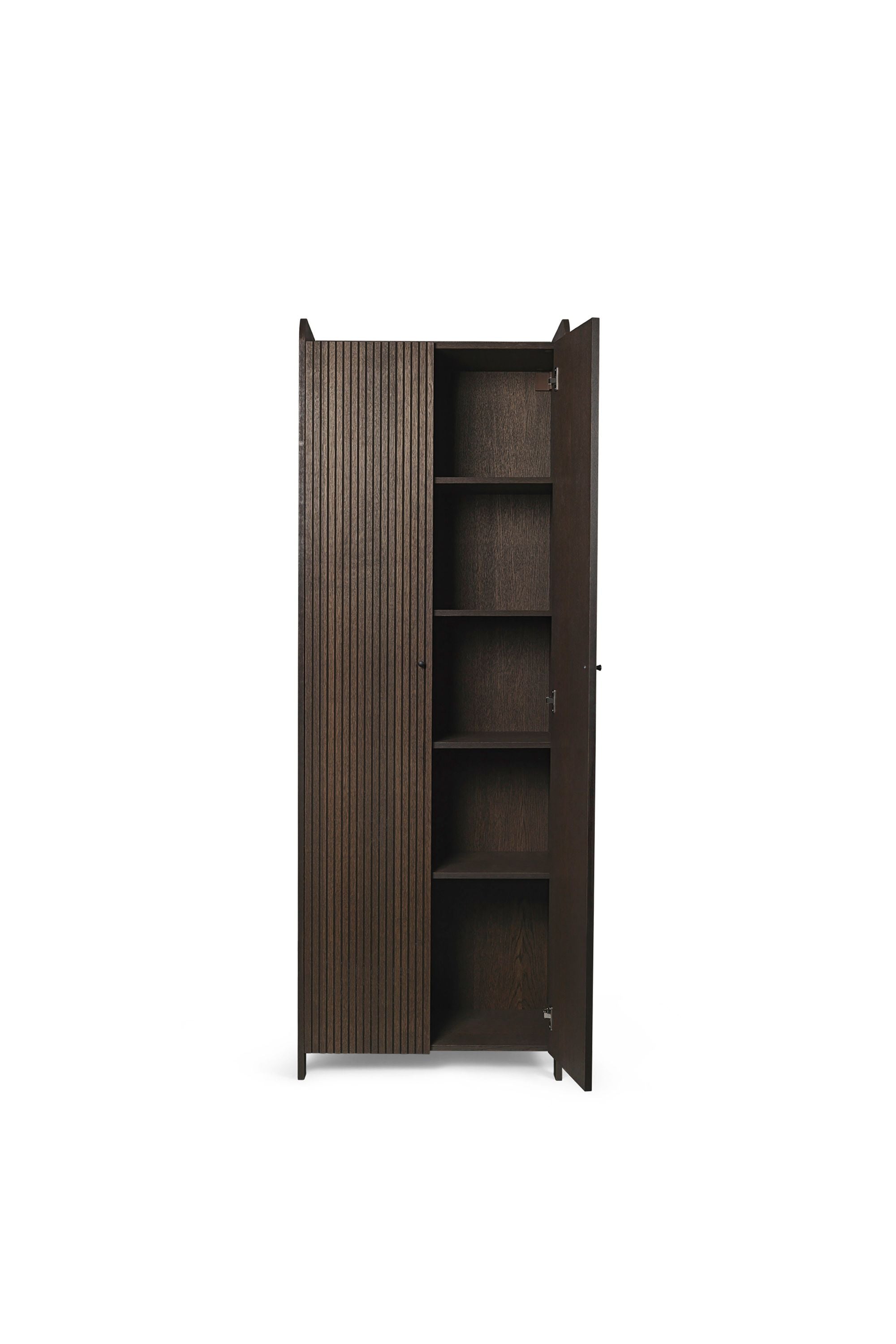 Ferm Living Sill Cupboard, wysoki, ciemny dębowy dąb