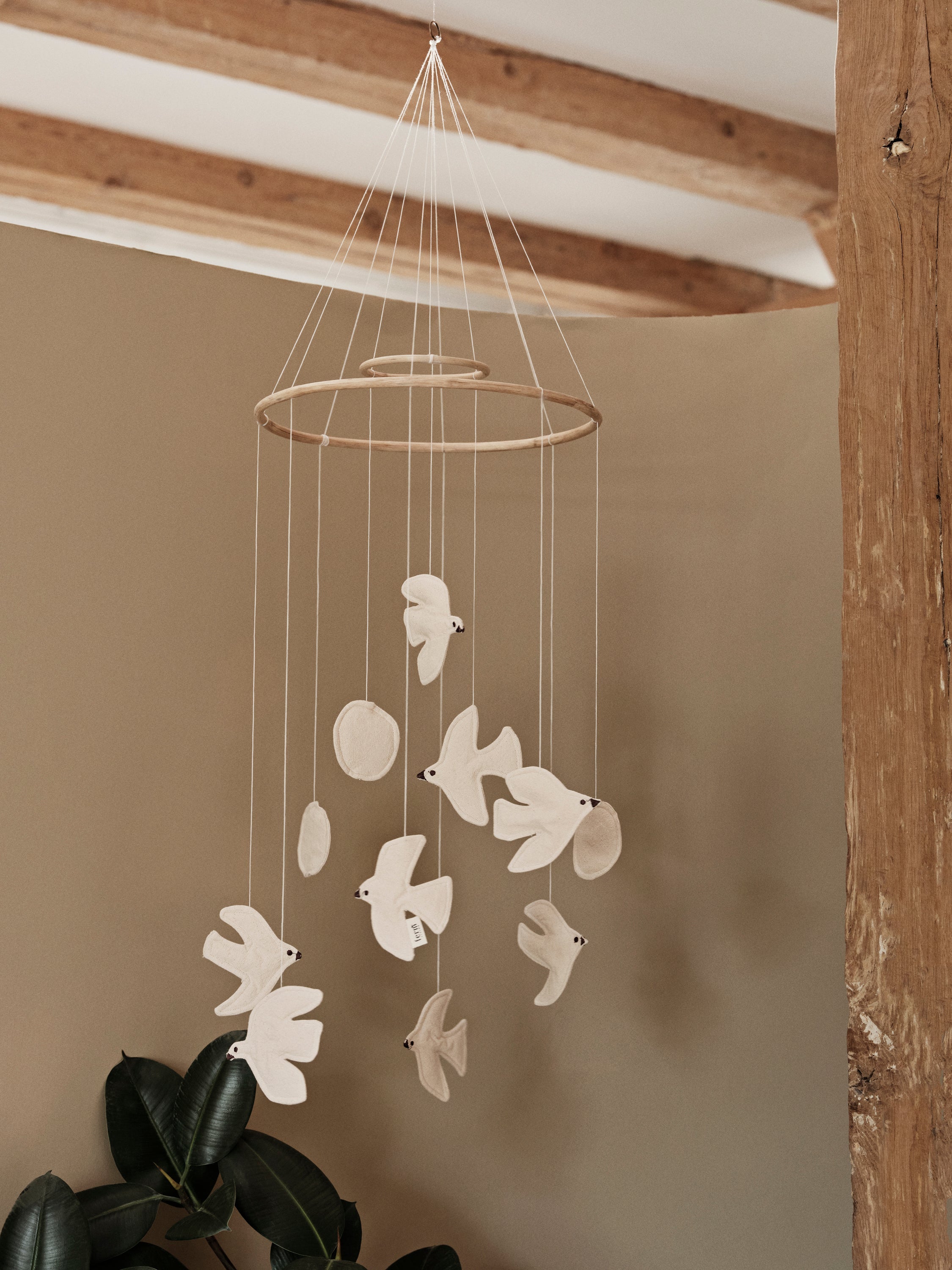 Ferm Living Swif Bird Mobile Undyed