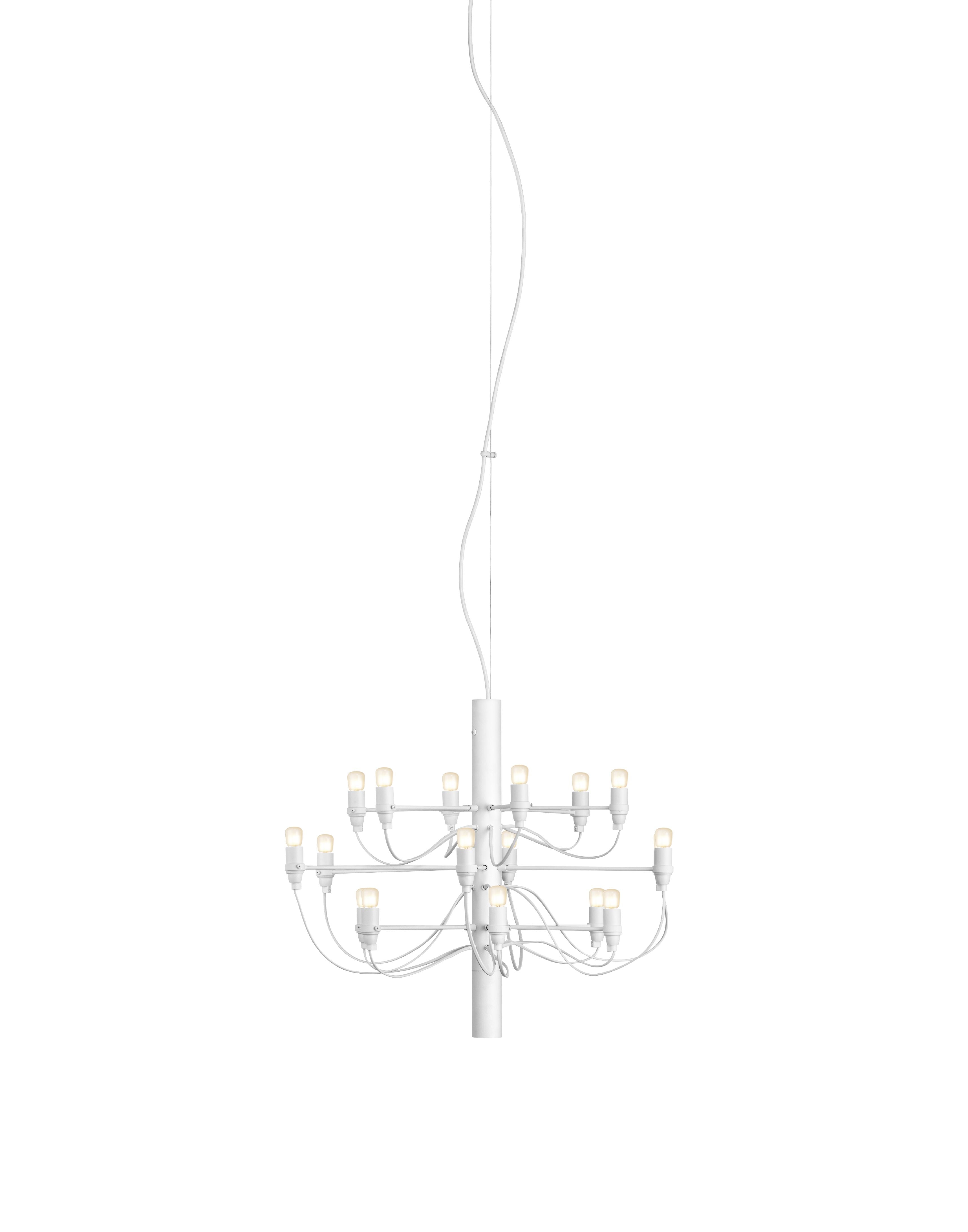 [product_category]-Flos 2097/18 Chandelier Frosted Bulbs, Matte White-Flos-8059607054635-A1351009-FLO-1