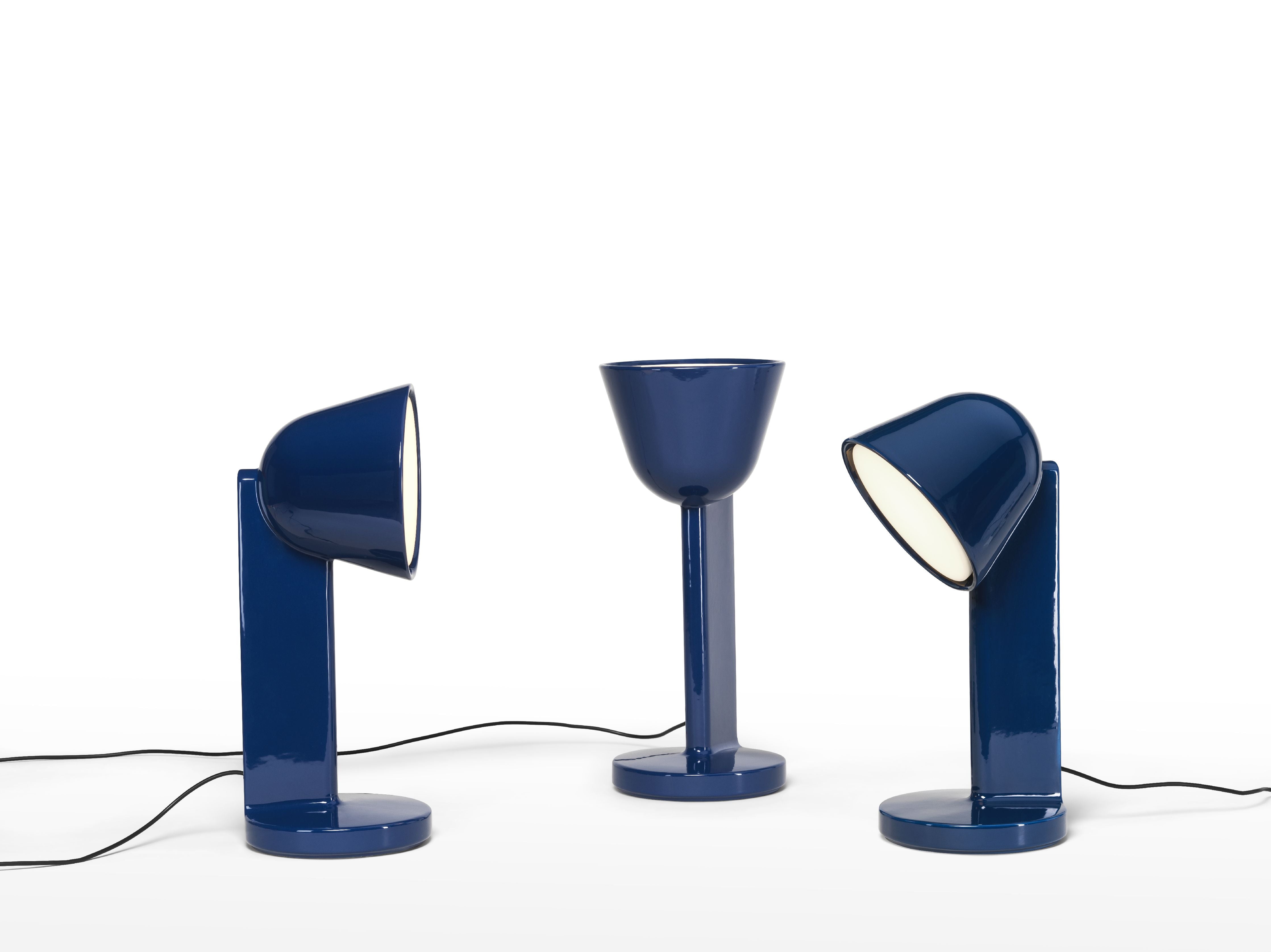 [product_category]-Flos Céramique Table Lamp Side, Navy Blue-Flos-8059607061831-F1633014-FLO-7