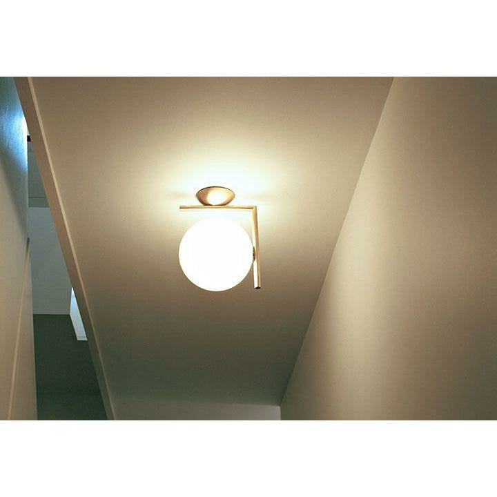 [product_category]-Flos Ic Light C/W1 Wall/Ceiling Lamp, Brass-Flos-8059607003527-F3178059-FLO-4