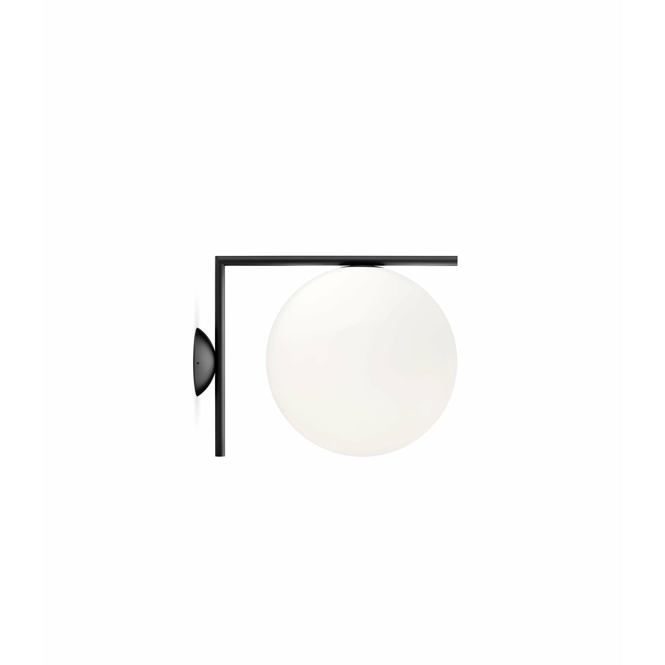 FLOS IC Light C/W2 lampa ściany/sufitowa, czarny