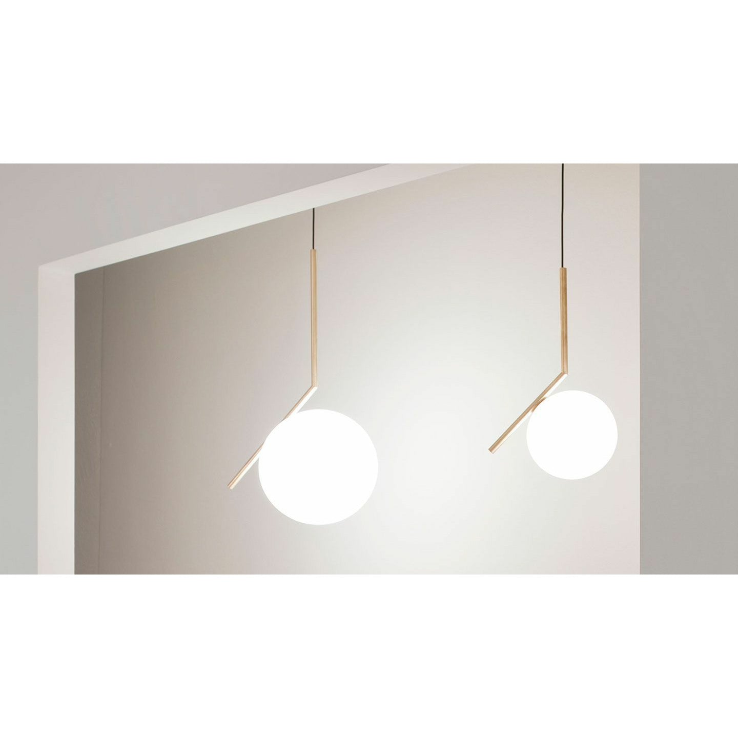 [product_category]-Flos Ic Light S1 Pendant Lamp, Brass-Flos-8059607003336-F3175059-FLO-2