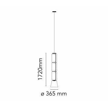 [product_category]-Flos Noctambule S3 Low Cylinder & Cone Pendant-Flos-8059607000663-F0271000-FLO-7